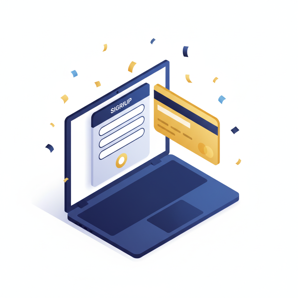 Sign up illustration